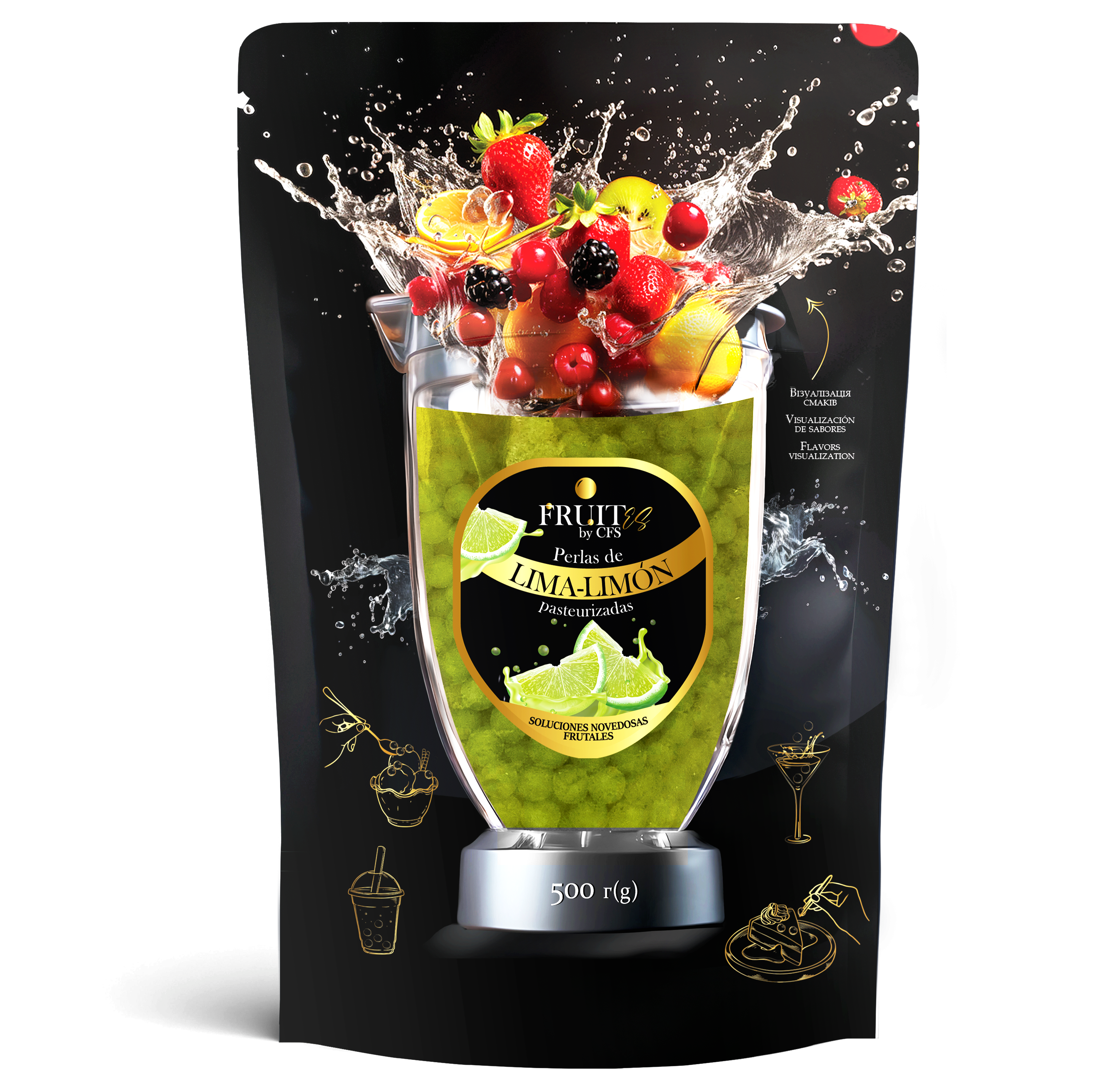 Pasteurized Lime-Lemon Pearls